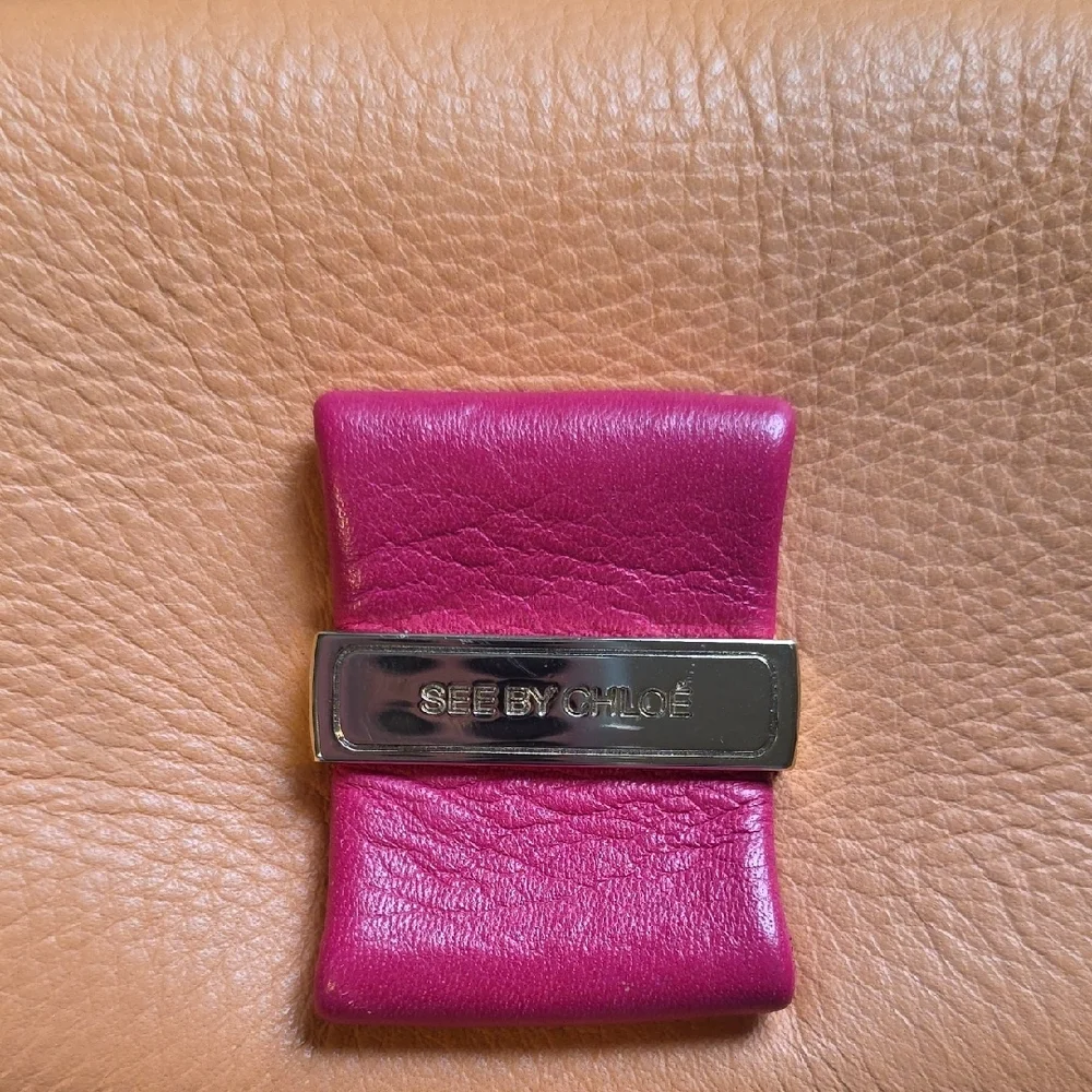 See By Chloe Tan and Pink Crossbody Bag - Picture 7 of 11